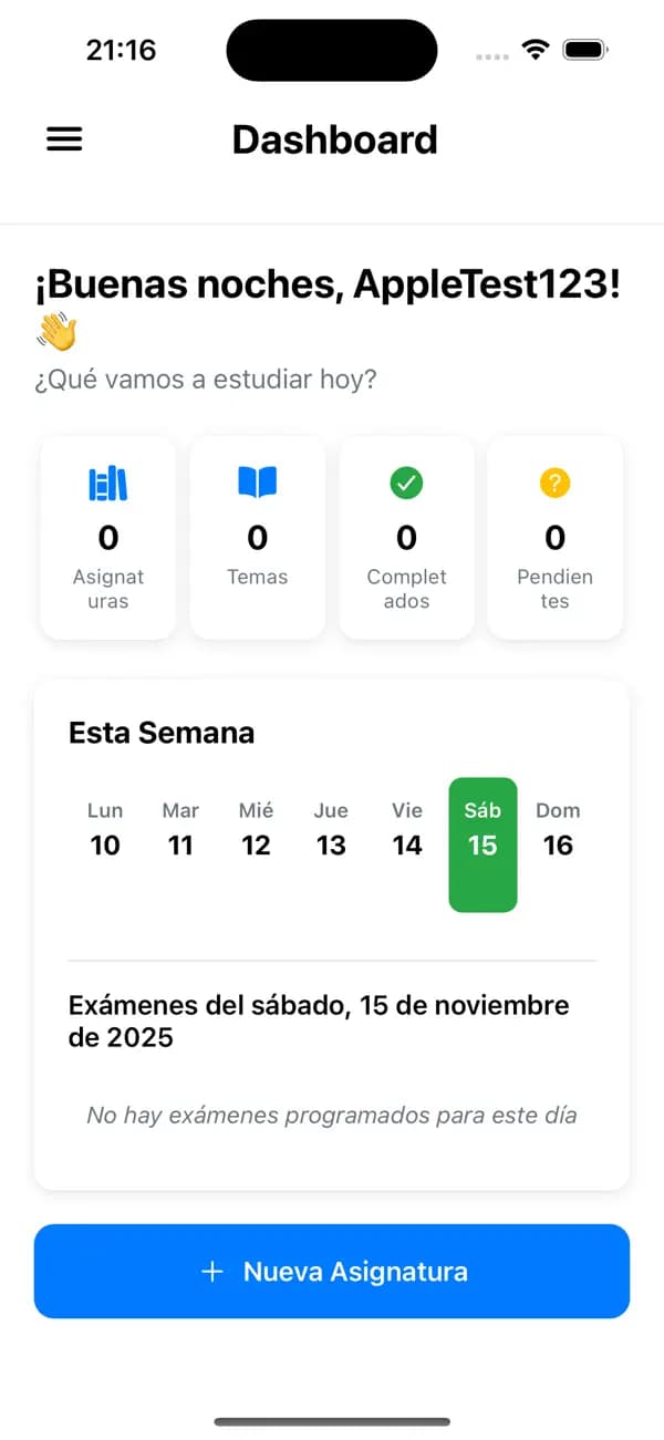 Screenshot 1 de EstudIA en App Store